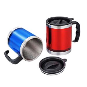 Quality 350ml coffee mug plastic inner with handle classical style wholesale