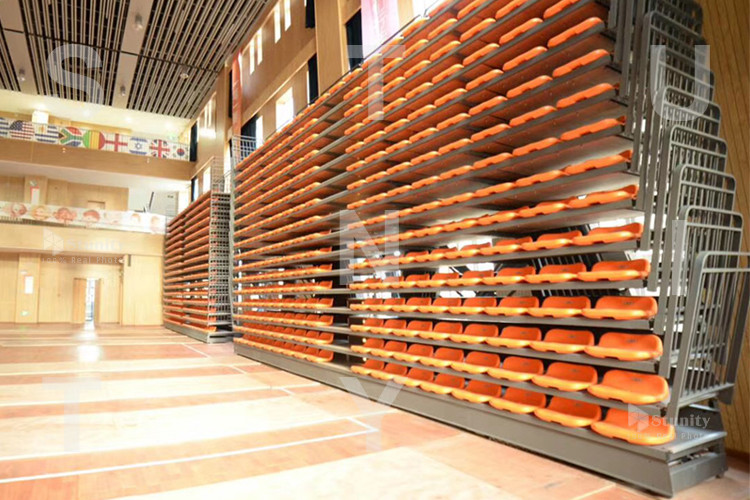 Customized Size Fireproof Telescopic Seating System