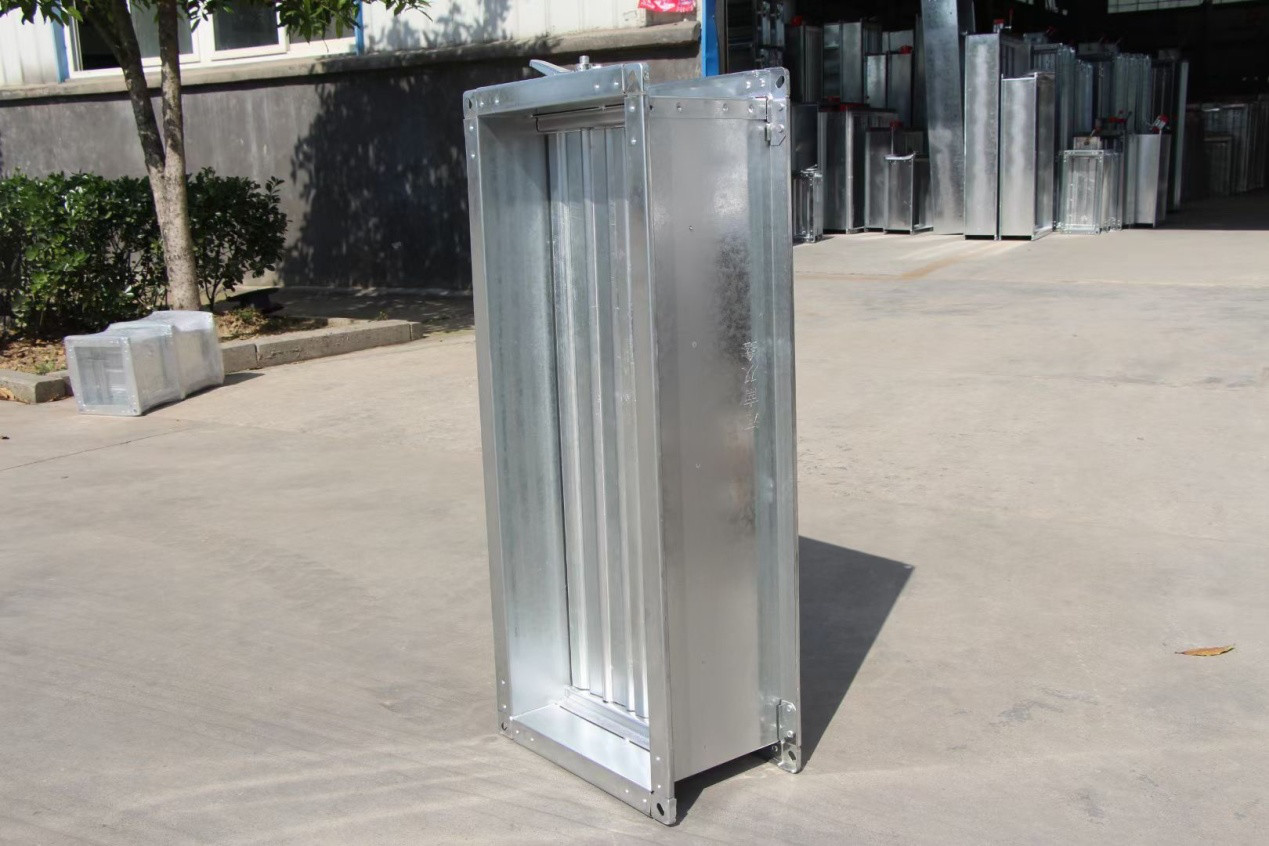 HVAC Duct System Rectangular Fire Dampers AC380V 3A Micro Switch