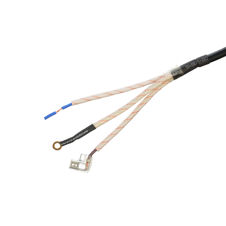 Electrical Plug Black Kema-keur Cable H05vv-f 3 Prong Extension Cord for Travel Cooker With Open End Customized Solution