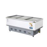 Commercial Upright Freezer Glass Door Direct Cooling Refrigeration Display
