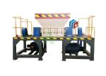 High Output Double Shaft Plastic Shredder Machine / Waste Plastic Automatic