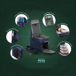 Lunch 600D PVC Picnic Equipment Cooler Bag PEVA Inside