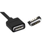 4 Pin Magnetic Connector Cable Right Angle Male And Female Magnetic Connector 5V