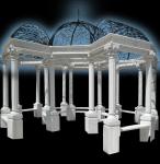 Outdoor garden stone carving marble gazeboes, china marble sculpture supplier