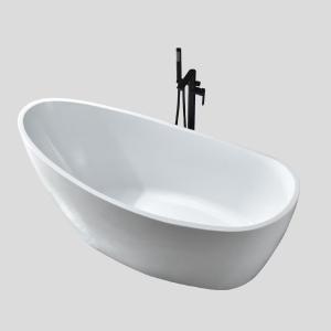 Quality 1800mm Oval Acrylic Drop In Bathtubs Whirlpools Freestanding Soaking wholesale