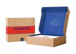 Currugated Paper Small Cardboard Packing Boxes Eco Friendly Flora Printed