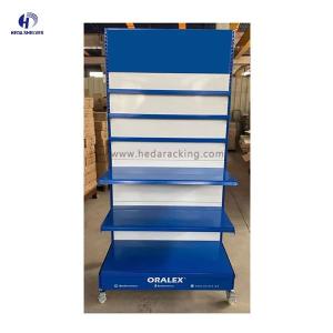 Quality Hat Hook Spinning Pegboard Display Rack Standing Wall Blue wholesale