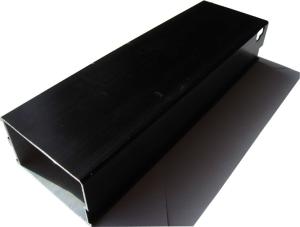 Quality Black Anodize Aluminum Extrusion Tube Stamping Parts Aluminium Alloy Black Oxidation wholesale