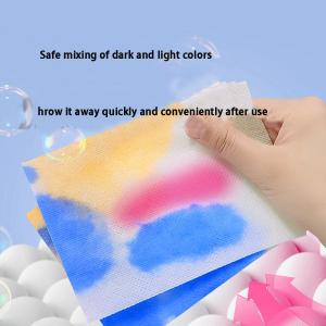Quality Anti Color Cross Washing Machine Sheets Mixed Color Absorber Sheets Paper Color Master wholesale