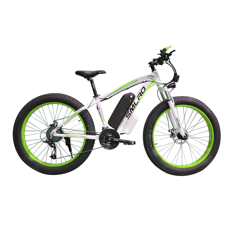 26 Inch Electric Snow Bike , Battery Powered Bicycles Max Speed 35KM/H