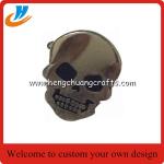 Skull shape cufflinks,paint cufflink,logo name engraved cufflinks
