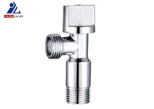 Quality Oval Chrom Plated Toilet Angle Stop Valve For Toilet 145 PSI 2F wholesale