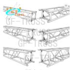 New Hot Sale Aluminum Lighting Truss Spigot Truss for exhibition High Quality
