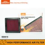 Black And Red High Performance Air Filter For Mitsubishi ES8818