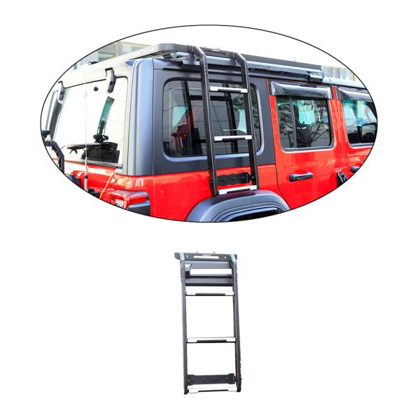 Jeep Wrangler JL JK Tank 300 Stainless Steel Roof Rack Mounting Side Ladder Roof