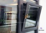 Two Way Opening Double Glazed Tempered Aluminium Tilt Turn Windows