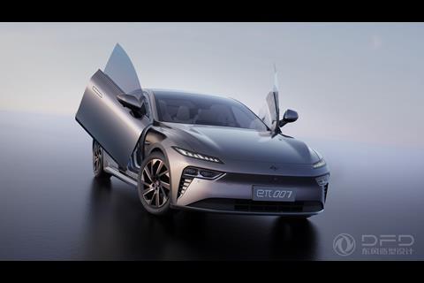2024 Pure Electric Hatchback Dongfeng eπ 007 Electric Car With Range 530km
