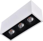 triplehead 3x30W DALI /0-10V dimmable led square spotlight custom made 4 head 6