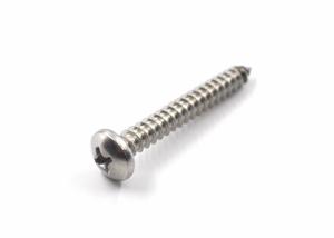 Quality Stainless Steel Self Tapping Screws , Cross Recessed Pan Head Screw DIN7981 wholesale