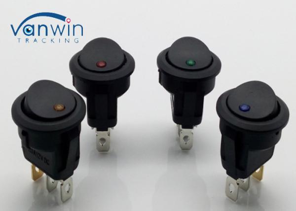 Diverse Color DVR Accessories , Car Truck Rocker Round Toggle LED Switch On -