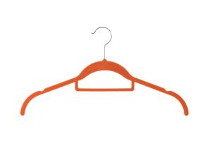 Quality 16.4x9x0.2 Inch No Trace Slim Velvet Coat Hangers wholesale