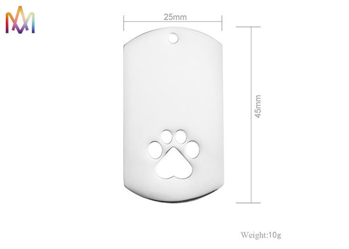 Keyring Bone Shaped SS304 Dog Name Tags Engraved