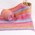 Skein Ball MultColors Cake Sequin Yarn 10% Wool Fancy Yarn For Crochet Knitting