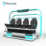 vr racing chair 9D VR Cinema 4 Seats Dynamic Effects 12 Months Warranty