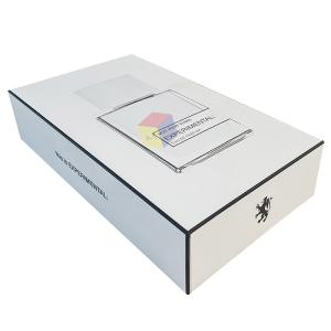 Quality 50ml Cosmetic Paper Box Eco Friendly Perfume Bottle Packaging Box Rigid Cardboard With Insert wholesale