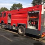 4x2 6-10 Cbm Special Purpose Truck Fast Moving Airport Fire Truck With PSP1600