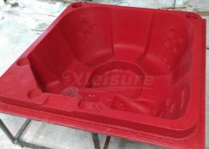 Quality Hand Made Acrylic Hot Tub Mold 175mm Corner Radius With Barrier - Free Seats wholesale
