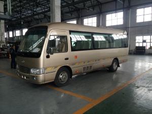 Quality 7.5M Length Golden Star Minibus Sightseeing Tour Bus 2982cc Displacement wholesale