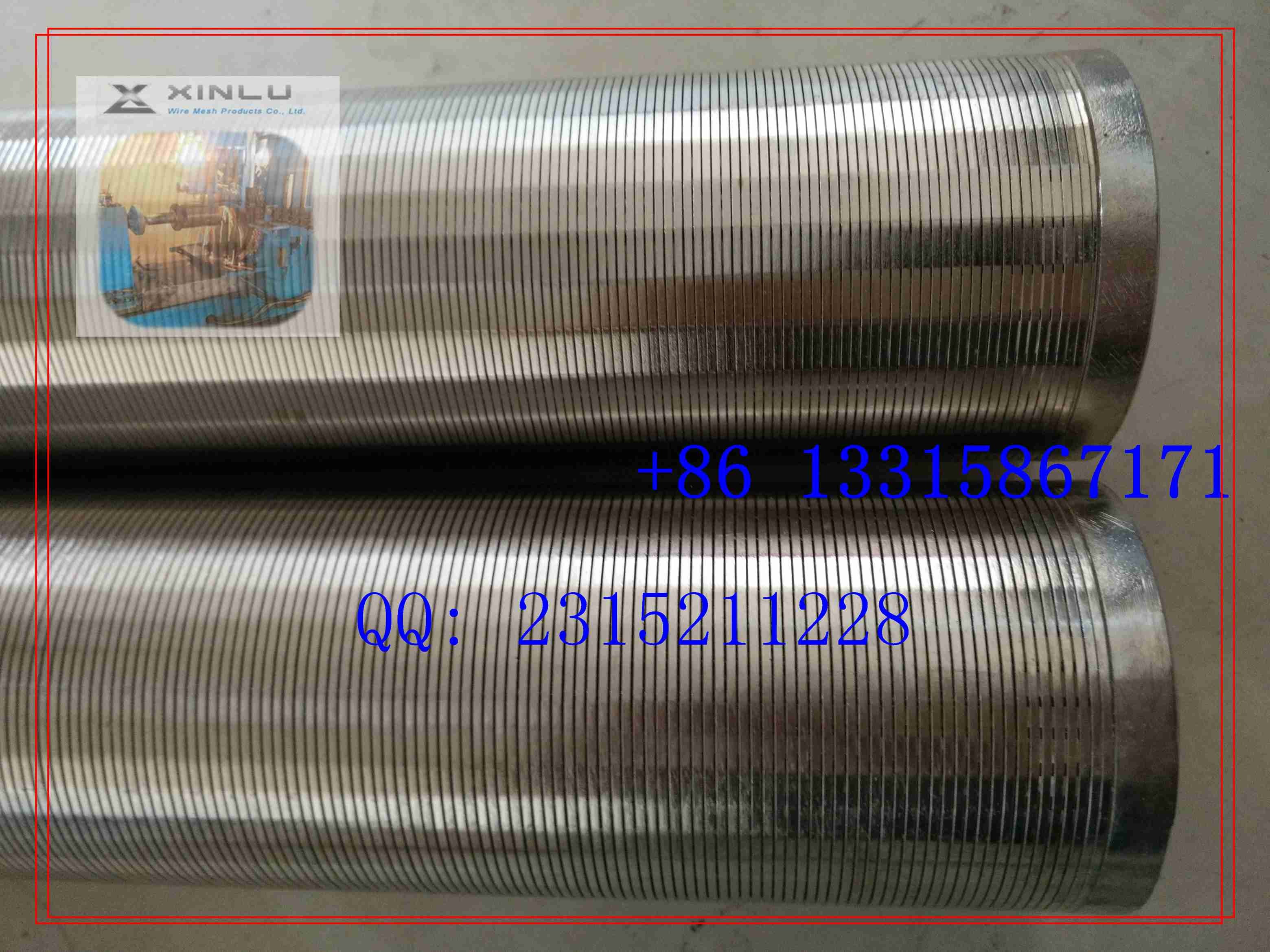 sand control oil well screen / stainless steel oil screen pipe / wedge wire oil screen pipe / johnson oil well screens