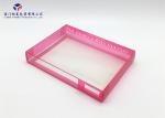Eco Friendly Clear Packing Boxes , Clear Plastic Packaging Boxes Wholesale