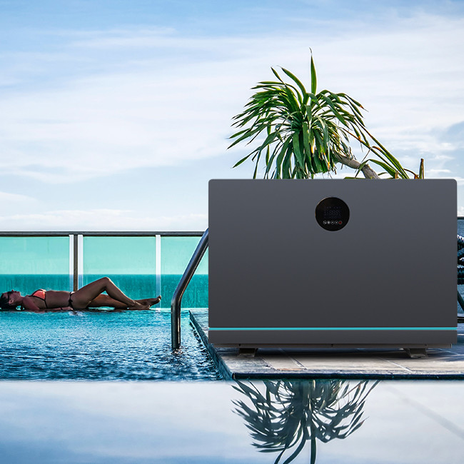 Aqua Swimming Pool Inverter Heat Pump 21kw IPX4 With Digital Control Panel