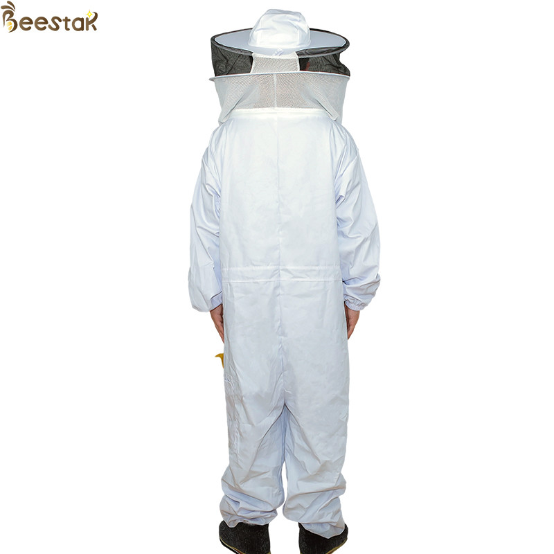 S-XXL Ventilated Bee Jacket With Round Veil Beekeeping Suit Bee Keeper Cotton Suit