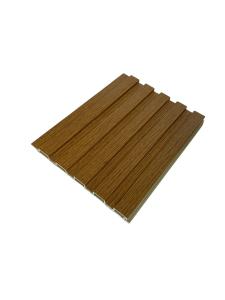 Quality Wood Plastic Composite Sheet Embossing Fluted WPC Panel For Indoor wholesale