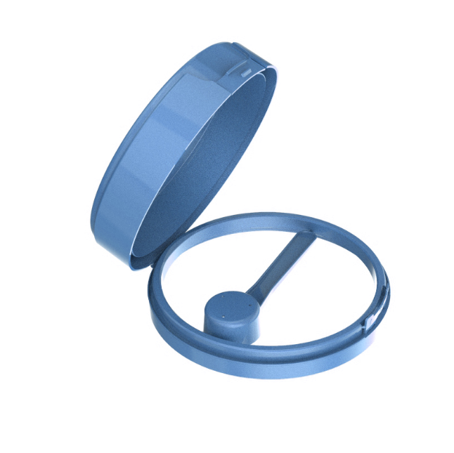 Patented OEM Design Milk Powder Tin Can with Sealed Lid and Built-in Scoop 502