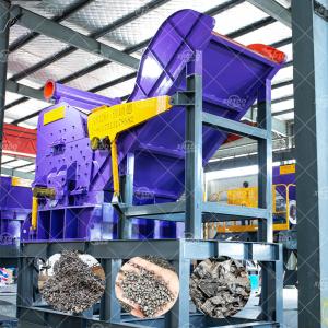 Quality Air Condition Radiator Shredder Recycling Copper Aluminum Radiator Separator Line wholesale