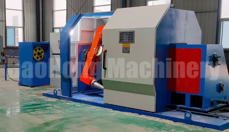 PLC Control Single Twist Cable Machine Center / Side Wrapping 1000rpm