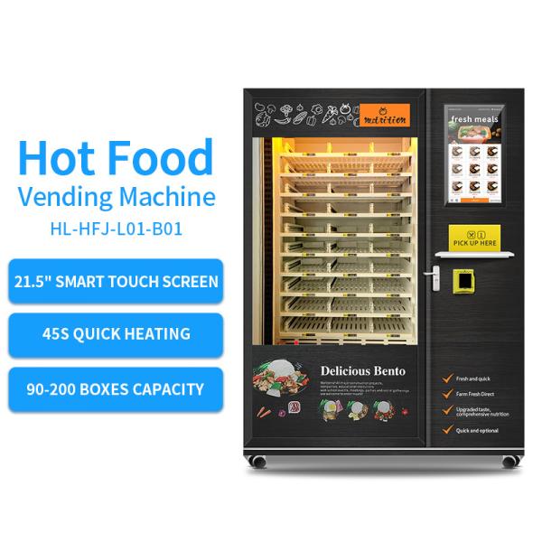 Ready To Eat Food Meals Vending Machine Hot Food Vending Machine For Ready Meals