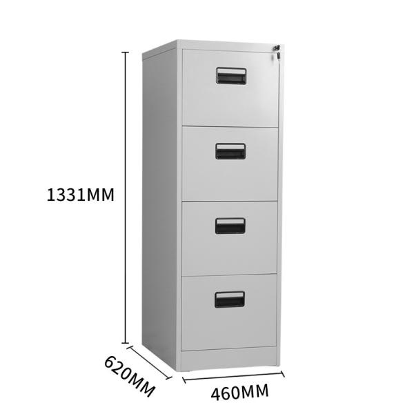 Cheap 4 Drawers Letter File Full Suspension Filing Cabinet With Lock for sale