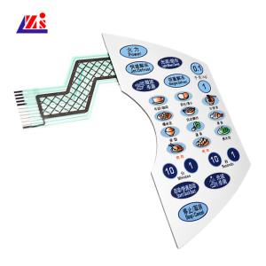Quality Flexible Silk Printing Push Button Backlit Membrane Switch Keypad Anti Corrosion wholesale
