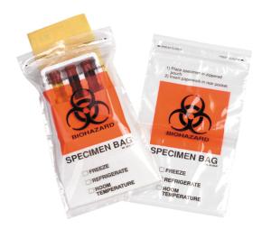 Quality OEM ODM 10x12inch LDPE Medical Specimen Bags Biohazard Packaging wholesale