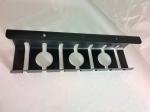 Living Room Cable Management Organizer Single Tier Black Wrinkle Spray Under