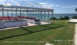 Outdoor Event Party Transparent PVC Wedding Tent 100km/hour Wind Loading