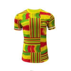 Quality Durable Africa Cup Player Version Jersey Permeable Orange Yellow White Color wholesale