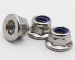 Stainless Steel DIN6926 Hex Flange Lock Nut With Nylon Insert For Machinery