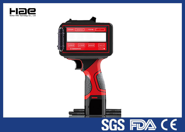 Blue Automatic Spray Manual Operation Hand Held Inkjet Marker Expiry Date Print